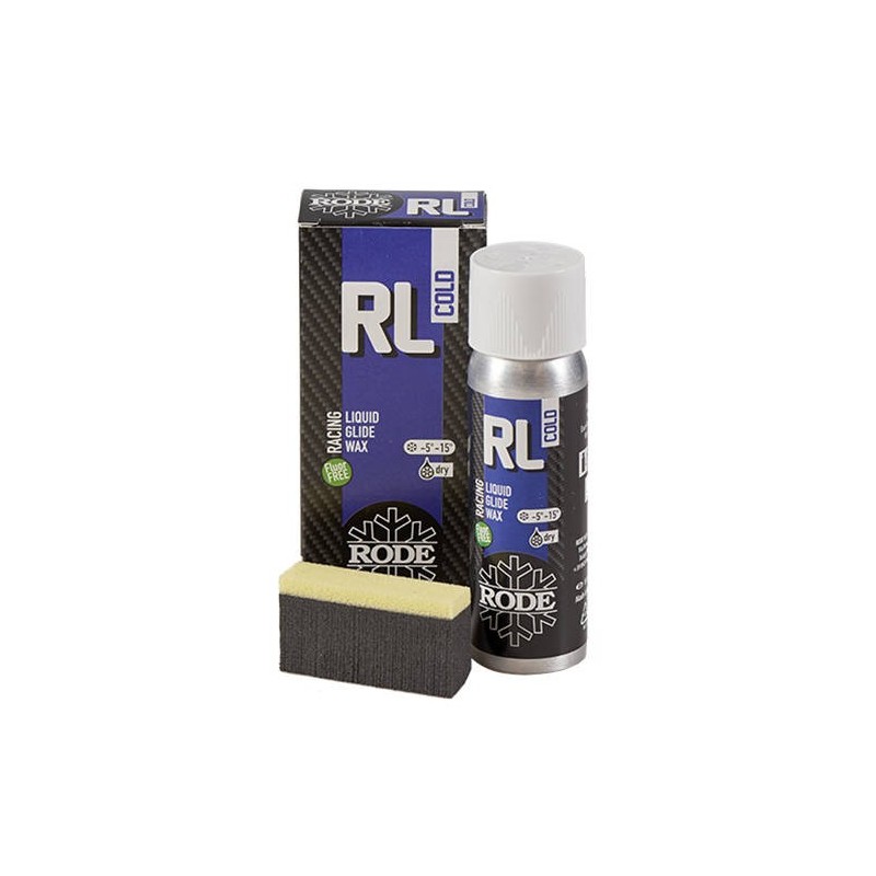 Fluor Free glidevoks Rode Racing Liquid Cold -5°...-15°C, 80 ml Fluor Free glidevoks Rode Racing Liquid Cold -5°...-15°C, 80 ml